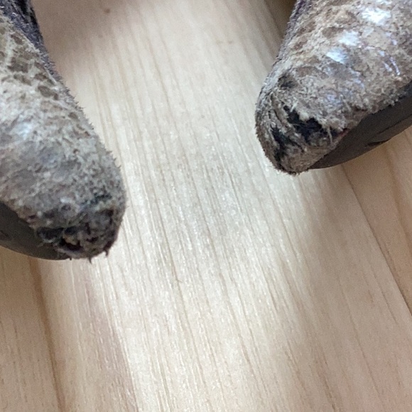 Nine West Faux Snakeskin Reptile Print High Heel Stiletto Pointed Toe Knee Boot - Picture 8 of 12